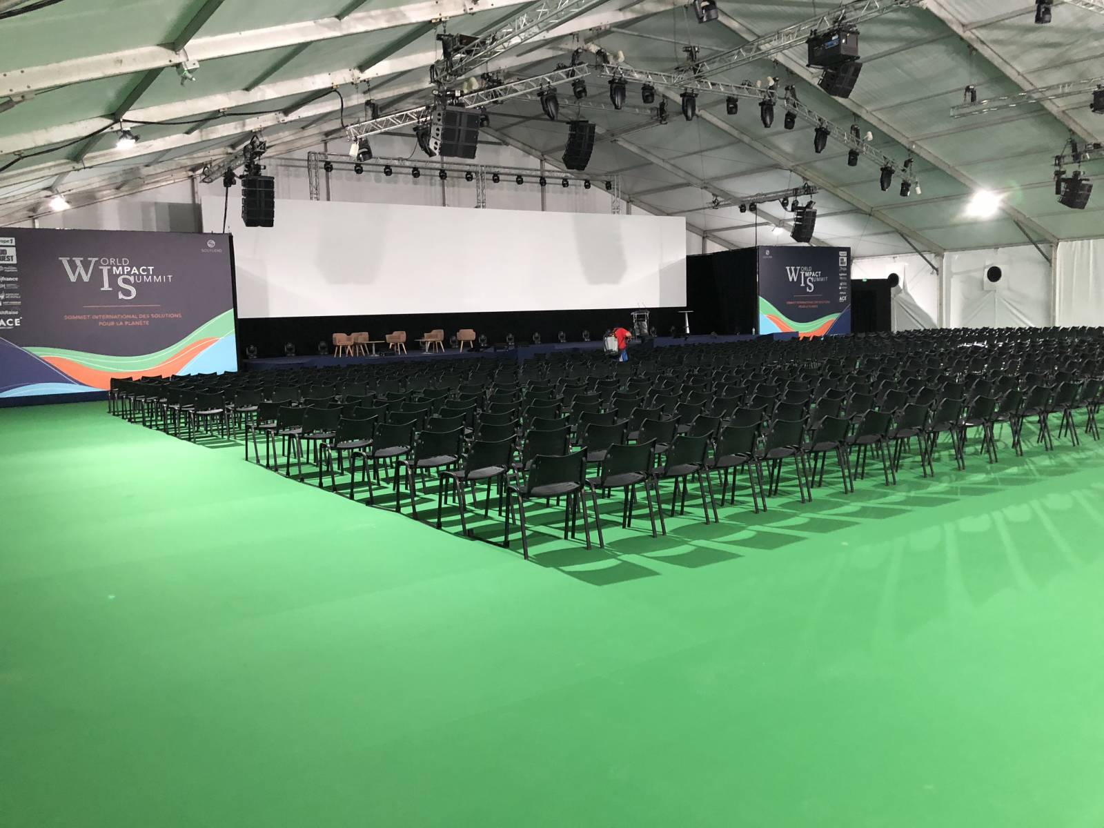 Prestations de nettoyage lors du salons World Impact Sumit à Bordeaux